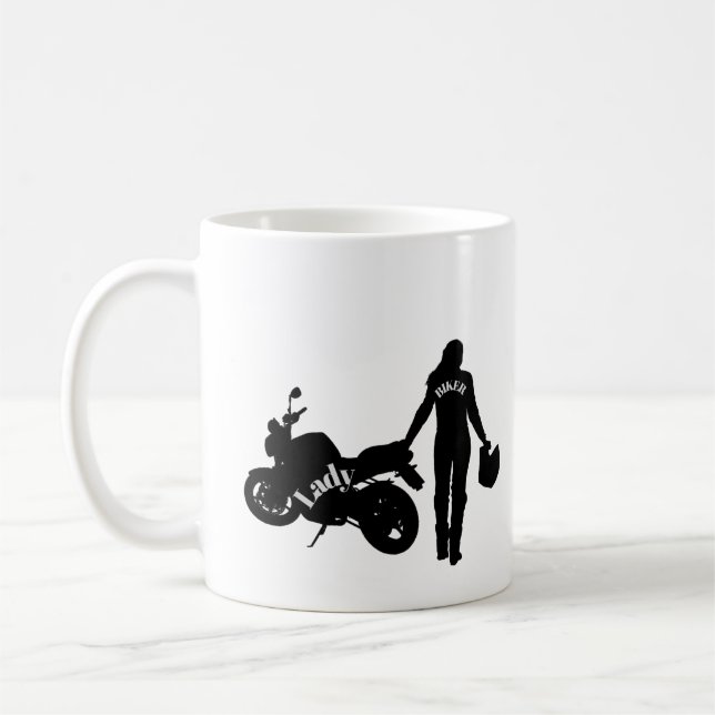 Lady BIKER  Kaffeetasse (Links)
