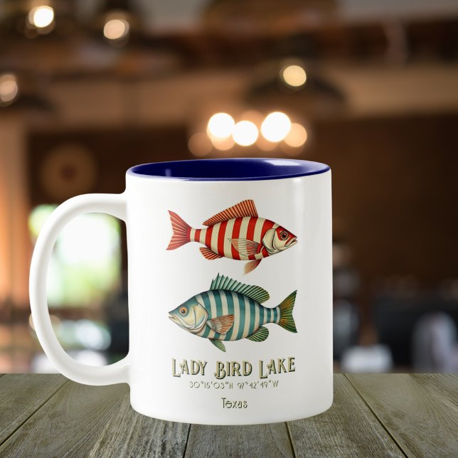 Lady Bird Lake Texas nautische Tasse (Von Creator hochgeladen)