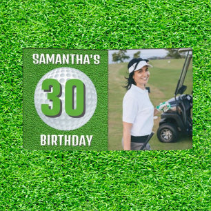 Lady Birthday Golf Party! Banner