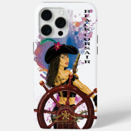 Lady Black Corsair Case-Mate iPhone Hülle