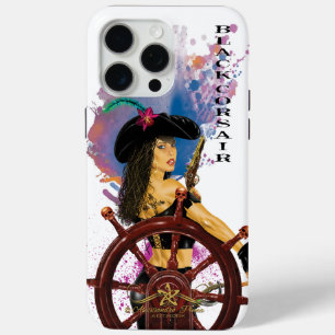 Lady Black Corsair Case-Mate iPhone Hülle
