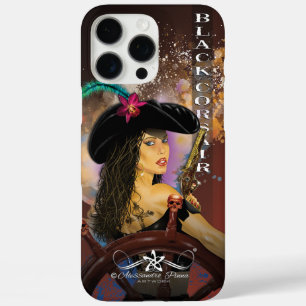 Lady Black Corsair iPhone 16 Pro Max Hülle