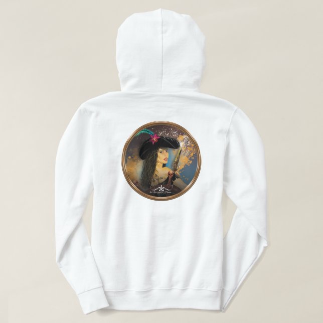 Lady Black Corsair Hoodie (Design Rückseite)