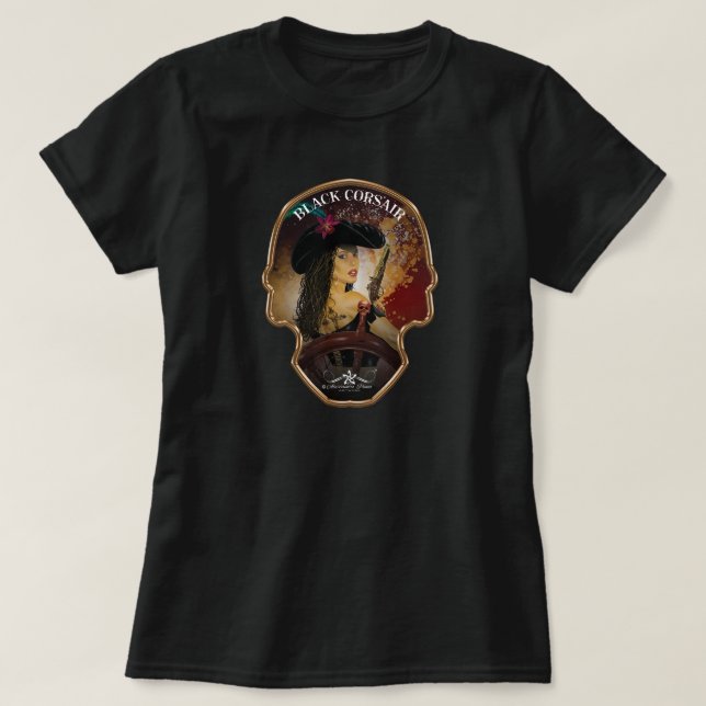 Lady Black Corsair T-Shirt (Design vorne)