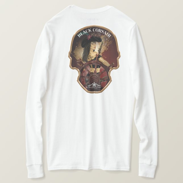 Lady Black Corsair T-Shirt (Design Rückseite)