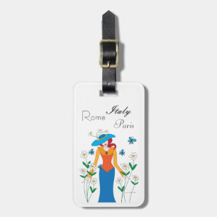 Lady Blue Gepäckanhänger