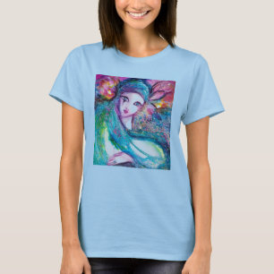 LADY BLUE MASK Venezianisch Masquerade Party T-Shirt