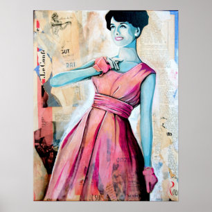 Lady Blue Poster