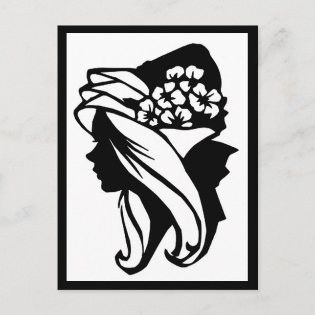 Lady Blume Postcard Postkarte (Vorderseite)