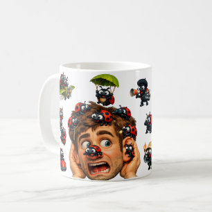 Lady Blush und die Käfer Kaffeetasse