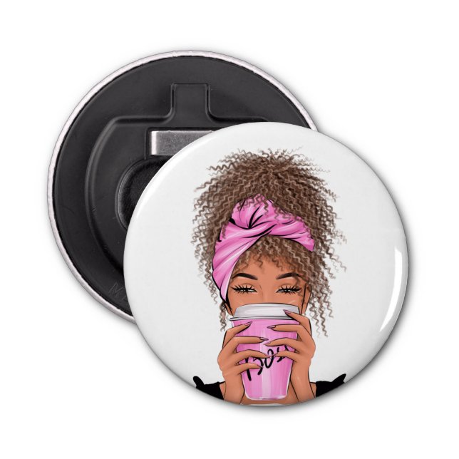 Lady Boss Life, Boss Babe Frau Bangle Bracelet Bu Flaschenöffner (Vorderseite)