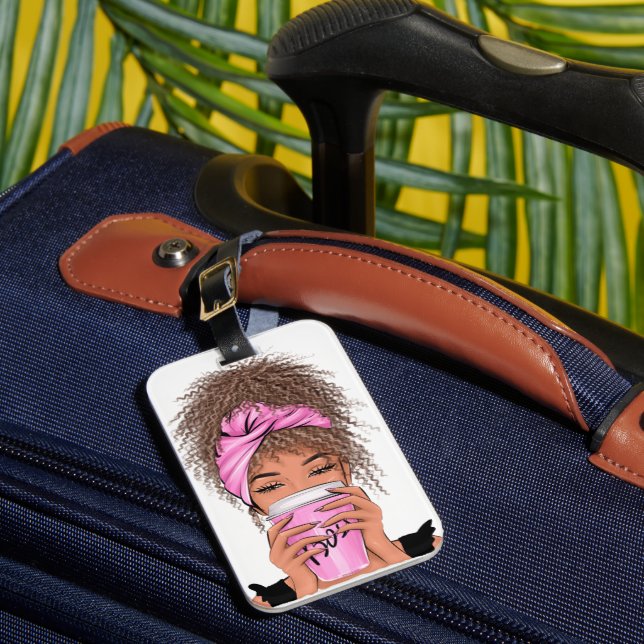 Lady Boss Life, Boss Babe Frau Bangle Bracelet Bu Gepäckanhänger (Vorderseite Insitu 1)