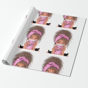 Lady Boss Life, Boss Babe Frau Geschenkpapier