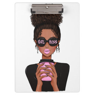 Lady Boss Life, Boss Babe Frau, Girl Boss Klemmbrett