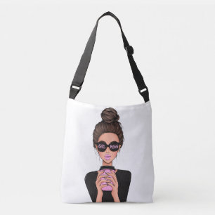 Lady Boss Life, Boss Babe Woman, Girl Boss T - Shi Tragetaschen Mit Langen Trägern