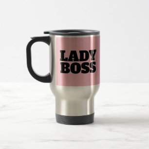 LADY BOSS PINK REISE COFFEGS MUGS REISEBECHER