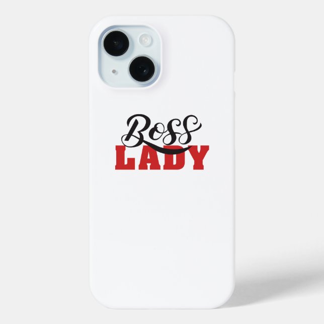Lady Boss – Starkes Selbstbewusstes Frauendesign Case-Mate iPhone Hülle (Rückseite)