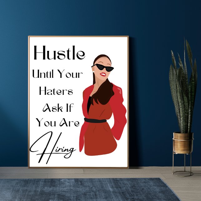 Lady Boss Wall Art, Boss Lady Quotes, Motivierend Poster (Von Creator hochgeladen)