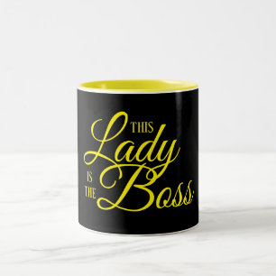 Lady BOSS Zweifarbige Tasse