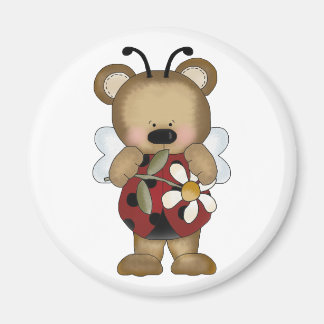 Lady Bug Baby Bear mit Daisy Magnet