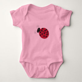 Lady Bug Baby Strampler