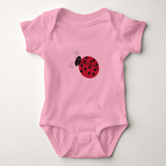 Lady Bug Baby Strampler
