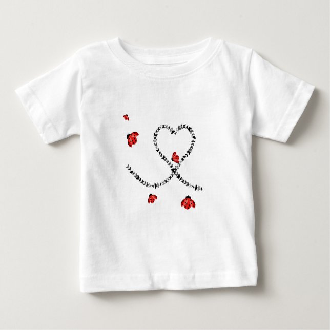 Lady Bug Baby T-shirt (Vorderseite)