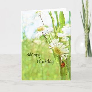 Lady Bug Birthday Card Karte