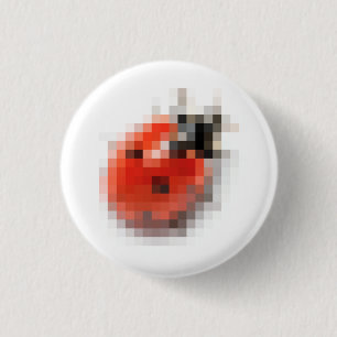 Lady Bug Button