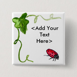 Lady Bug Button