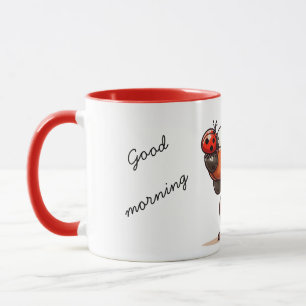 Lady Bug Dachshund Tasse