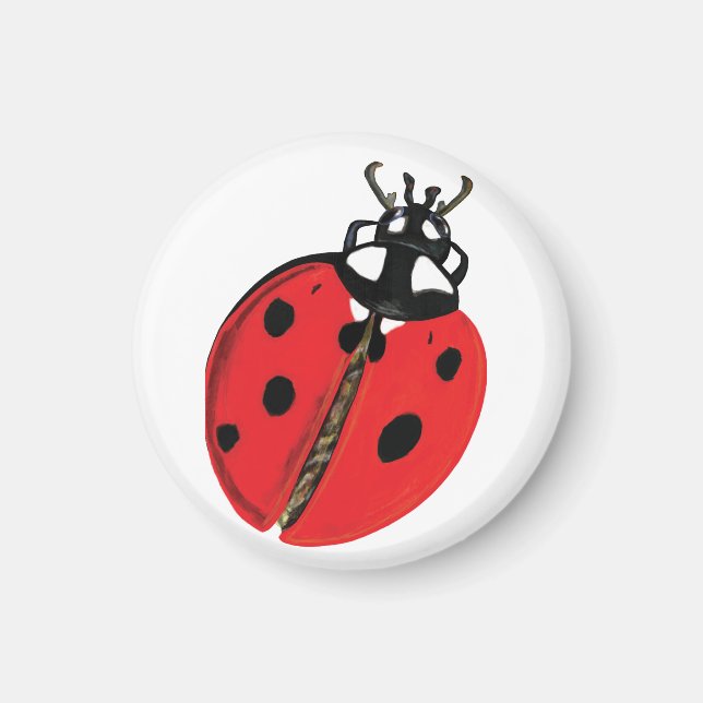 Lady Bug Illustration Magnet (Vorne)