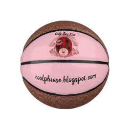 Lady Bug Kiss Mini Basketball