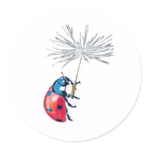 Lady Bug Labels