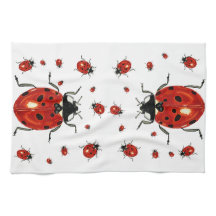 Lady Bug Microfiber Waffeltuch