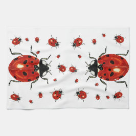 Lady Bug Microfiber Waffeltuch Geschirrtuch