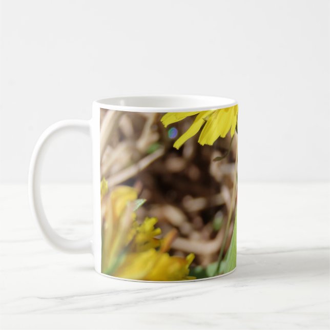 Lady bug on Dandelion Kaffeetasse (Links)