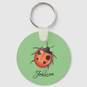 Lady Bug Personalisiert Key Chain Schlüsselanhänger
