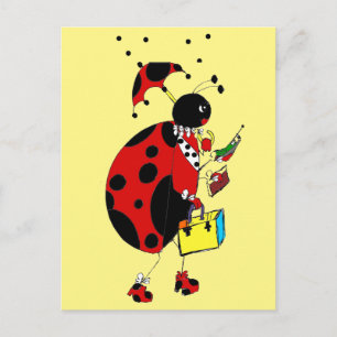 Lady Bug Postkarte