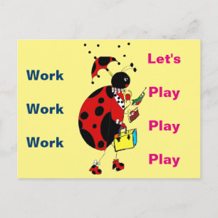 Lady Bug Postkarte