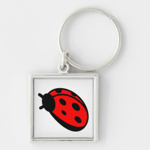 Lady Bug Print Key Chain Schlüsselanhänger