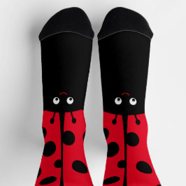 Lady Bug Socken