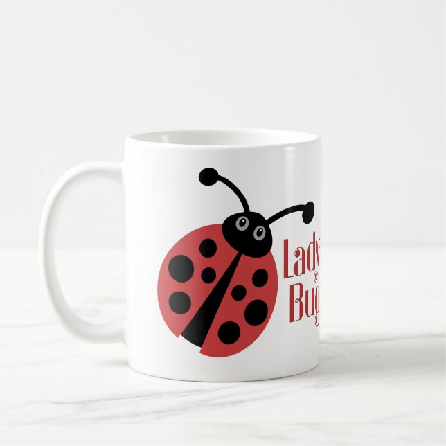 Lady Bug Süße Tier Print Kaffeetasse (Links)