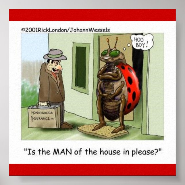 Lady Bug trifft männlicher Chauvinist Poster (Vorne)