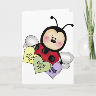 Lady bug Valentine Feiertagskarte