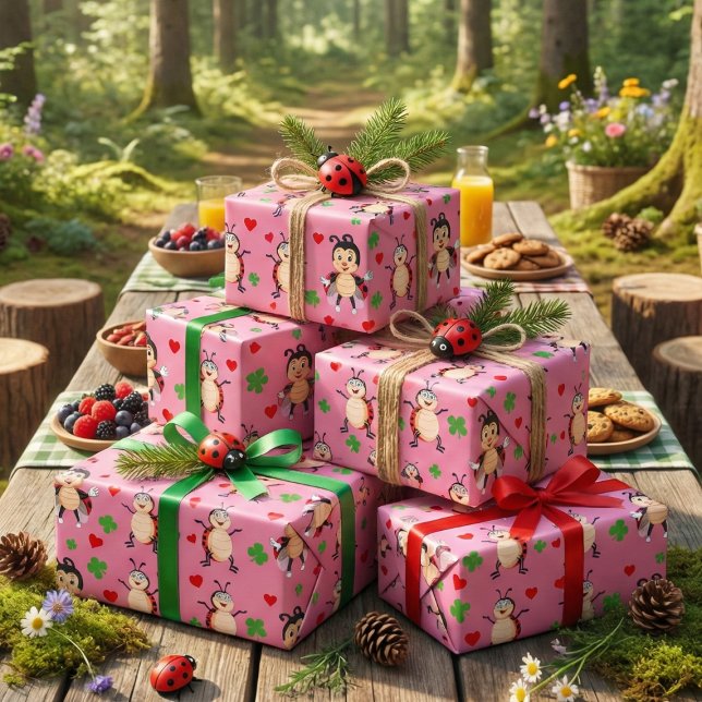 Lady Bugs Geschenkpapier (Von Creator hochgeladen)