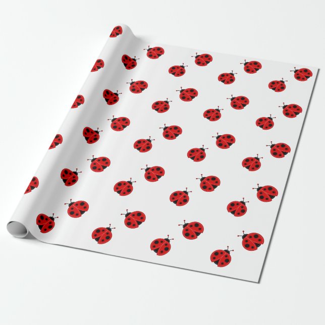 Lady Bugs Geschenkpapier (Ungerollt)