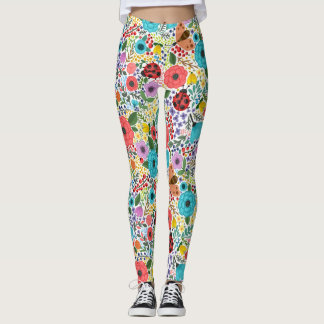 Lady Bugs und Blume Leggings