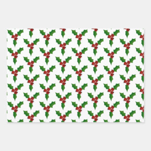 Lady Bugs und Holly Geschenkpapier Set