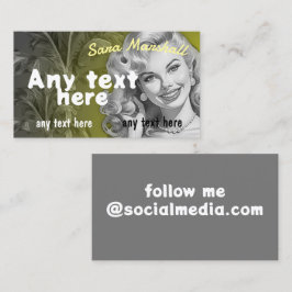 Lady Business Card Visitenkarte